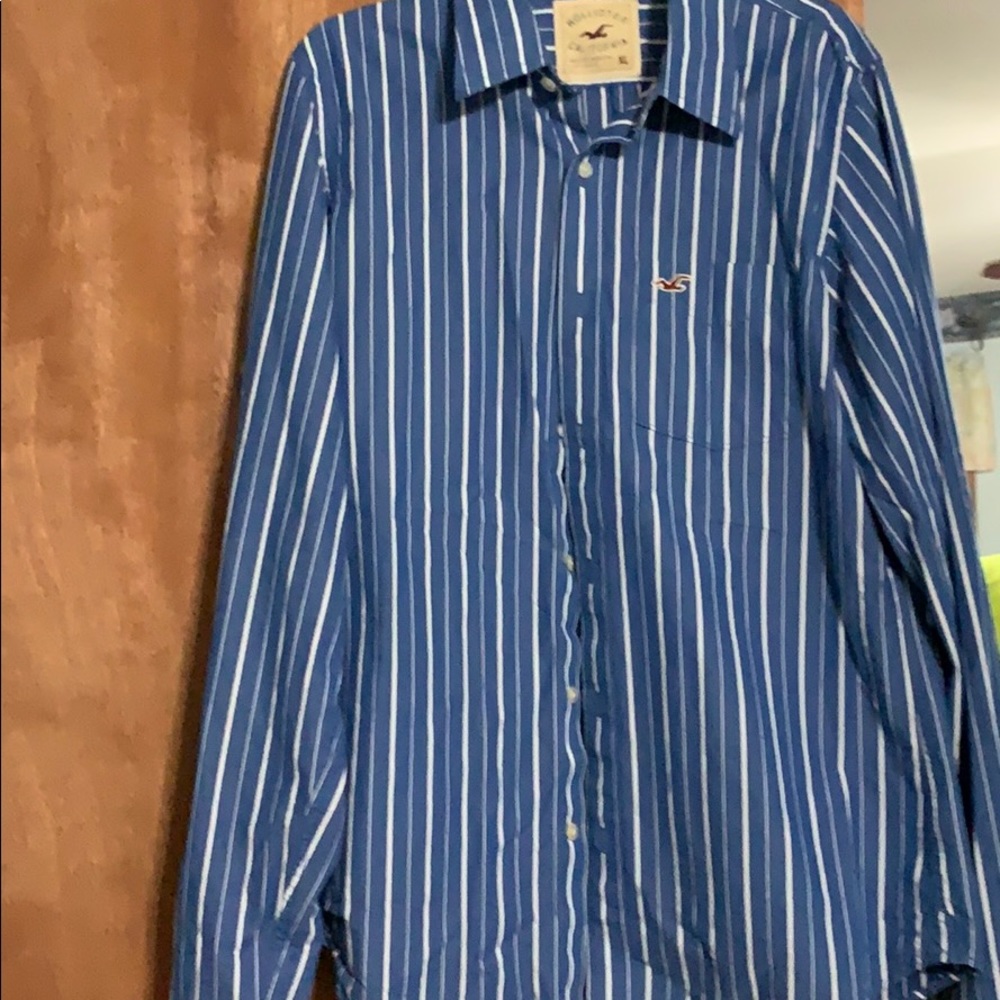 Men’s long sleeve dress shirt hollister